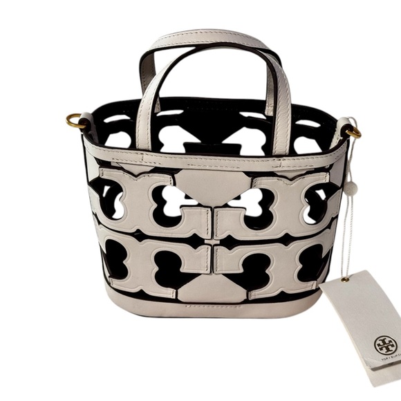 Tory Burch Ella Cut Out Logo Mini Tote - Picture 2 of 12